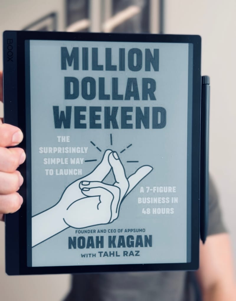 Million dollar weekend - Noah Kagan